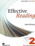 Kniha: Effective Reading 2 Pre-Intermediate (Jackie McAvoy). MacMillan Kniha: Effective Reading 2 Pre-Intermediate (Jackie McAvoy). MacMillan
