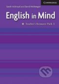 Kniha: English in Mind 3: Tchr´s Resource Pack (Sarah Ackroyd). Cambridge University Press Kniha: English in Mind 3: Tchr´s Resource Pack (Sarah Ackroyd). Cambridge University Press