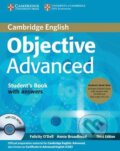 Kniha: Objective Advanced Student's Book Pack (Student's Book with Answers with CD-ROM and Class Audio CDs (2)), 3rd (Felicity O´Dell). Cambridge University Press Kniha: Objective Advanced Student's Book Pack (Student's Book with Answers with CD-ROM and Class Audio CDs (2)), 3rd (Felicity O´Dell). Cambridge University Press