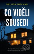 Kniha: Co viděli sousedi (Melissa Adelman). Kalibr, 2024 Kniha: Co viděli sousedi (Melissa Adelman). Kalibr, 2024