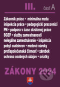 Kniha: Zákony 2024 III/A - Pracovnoprávne vzťahy a zamestnávanie (Poradca s.r.o.). Poradca s.r.o., 2024 Kniha: Zákony 2024 III/A - Pracovnoprávne vzťahy a zamestnávanie (Poradca s.r.o.). Poradca s.r.o., 2024