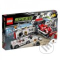 LEGO Speed Champions 75876 Porsche 919 Hybrid a 917K ulička v boxech, LEGO, 2016