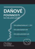 Kniha: Daňové povinnosti (Poradca s.r.o.). Poradca s.r.o., 2016 Kniha: Daňové povinnosti (Poradca s.r.o.). Poradca s.r.o., 2016