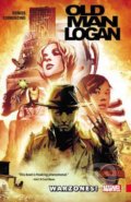 Kniha: Wolverine: Old Man Logan (Andrea Sorrentino a Brian Michael Bendis). Marvel, 2015 Kniha: Wolverine: Old Man Logan (Andrea Sorrentino a Brian Michael Bendis). Marvel, 2015