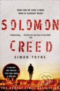 Kniha: Solomon Creed (Simon Toyne). HarperCollins, 2016 Kniha: Solomon Creed (Simon Toyne). HarperCollins, 2016