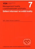 Kniha: VDA 7 - Sdílení informací ve světě kvality (Česká společnost pro jakost). Česká společnost pro jakost, 2018 Kniha: VDA 7 - Sdílení informací ve světě kvality (Česká společnost pro jakost). Česká společnost pro jakost, 2018
