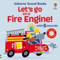 Let&#039;s go on a Fire Engine - Sam Taplin, Edward Miller (ilustrátor), Usborne, 2024