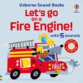 Kniha: Let's go on a Fire Engine (Sam Taplin). Usborne, 2024 Kniha: Let's go on a Fire Engine (Sam Taplin). Usborne, 2024