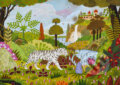 Puzzle: Biely tiger (Alain Thomas). Pieces & Peace Puzzle: Biely tiger (Alain Thomas). Pieces & Peace