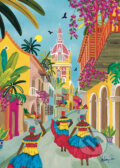 Puzzle: Cartagena, Kolumbia (Nolwenn Studio). Pieces & Peace Puzzle: Cartagena, Kolumbia (Nolwenn Studio). Pieces & Peace