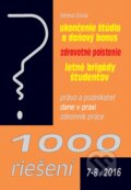 Kniha: 1000 riešení 7-8/2016 (Poradca s.r.o.). Poradca s.r.o., 2016 Kniha: 1000 riešení 7-8/2016 (Poradca s.r.o.). Poradca s.r.o., 2016