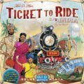 Společenská hra: Ticket to Ride Map Collection: India & Switzerland (Alan R. Moon a Ian Vincent). Days of Wonder, 2011 Společenská hra: Ticket to Ride Map Collection: India & Switzerland (Alan R. Moon a Ian Vincent). Days of Wonder, 2011