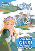 Kniha: Ledové království: Vybarvuj, čti si, nalepuj (Egmont ČR). Egmont ČR, 2016 Kniha: Ledové království: Vybarvuj, čti si, nalepuj (Egmont ČR). Egmont ČR, 2016