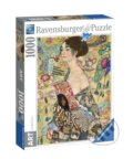 Puzzle: Gustav Klimt: Dáma s vějířem (Ravensburger). Ravensburger, 2024 Puzzle: Gustav Klimt: Dáma s vějířem (Ravensburger). Ravensburger, 2024