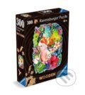 Puzzle: Dřevěné puzzle Barevní papoušci (Ravensburger). Ravensburger, 2024 Puzzle: Dřevěné puzzle Barevní papoušci (Ravensburger). Ravensburger, 2024