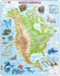 Puzzle: Severná Amerika (A32) (Larsen). Larsen Puzzle: Severná Amerika (A32) (Larsen). Larsen
