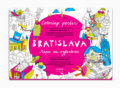 Bratislava - Mapa na vyfarbenie - Tero Abbafy, Blue Chilli, 2016