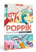 Omalovánkový plakát Dinosauři (Poppik). Poppik Omalovánkový plakát Dinosauři (Poppik). Poppik