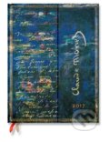 Paperblanks - diár Monet (Water Lilies), Letter to Morisot 2017, Paperblanks, 2016