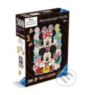 Puzzle: Dřevěné puzzle Disney: Mickey a Minnie (Ravensburger). Ravensburger, 2024 Puzzle: Dřevěné puzzle Disney: Mickey a Minnie (Ravensburger). Ravensburger, 2024