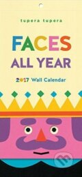 Faces All Year 2017 Wall Calendar, 2016
