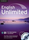 Kniha: English Unlimited - Pre-intermediate - Coursebook (Alex Tilbury, David Rea, Leslie Anne Hendra a Theresa Clementson). Cambridge University Press, 2010 Kniha: English Unlimited - Pre-intermediate - Coursebook (Alex Tilbury, David Rea, Leslie Anne Hendra a Theresa Clementson). Cambridge University Press, 2010