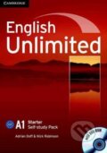 Kniha: English Unlimited - Starter - Self-study Pack (Adrian Doff a Nick Robinson). Cambridge University Press, 2010 Kniha: English Unlimited - Starter - Self-study Pack (Adrian Doff a Nick Robinson). Cambridge University Press, 2010