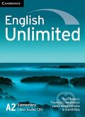 Audiokniha: English Unlimited - Elementary - Class Audio CDs (Alex Tilbury, David Rea, Leslie Anne Hendra a Theresa Clementson). Cambridge University Press, 2010 Audiokniha: English Unlimited - Elementary - Class Audio CDs (Alex Tilbury, David Rea, Leslie Anne Hendra a Theresa Clementson). Cambridge University Press, 2010