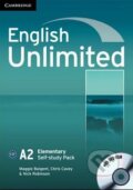 Kniha: English Unlimited - Elementary - Self-study Pack (Chris Cavey, Maggie Baigent a Nick Robinson). Cambridge University Press, 2010 Kniha: English Unlimited - Elementary - Self-study Pack (Chris Cavey, Maggie Baigent a Nick Robinson). Cambridge University Press, 2010