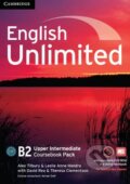 Kniha: English Unlimited - Upper Intermediate - Coursebook and Online Workbook Pack (Alex Tilbury, Theresa Clementson a kolektiv). Cambridge University Press, 2014 Kniha: English Unlimited - Upper Intermediate - Coursebook and Online Workbook Pack (Alex Tilbury, Theresa Clementson a kolektiv). Cambridge University Press, 2014