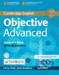 Kniha: Objective - Advanced - Student's Book with Answers + Testbank (Annie Broadhead a Felicity O'Dell). Cambridge University Press, 2015 Kniha: Objective - Advanced - Student's Book with Answers + Testbank (Annie Broadhead a Felicity O'Dell). Cambridge University Press, 2015
