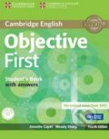 Kniha: Objective First - Student's Book with Answers (Annette Capel a Wendy Sharp). Cambridge University Press, 2014 Kniha: Objective First - Student's Book with Answers (Annette Capel a Wendy Sharp). Cambridge University Press, 2014