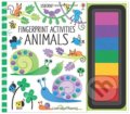 Kniha: Fingerprint Activities: Animals (Fiona Watt). Usborne, 2016 Kniha: Fingerprint Activities: Animals (Fiona Watt). Usborne, 2016