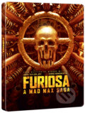 Film: Furiosa: Sága Šíleného Maxe Ultra HD Blu-ray - steelbook - motiv Goldskull (George Miller) (UltraHDBlu-ray). Magicbox, 2024 Film: Furiosa: Sága Šíleného Maxe Ultra HD Blu-ray - steelbook - motiv Goldskull (George Miller) (UltraHDBlu-ray). Magicbox, 2024