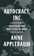 Kniha: Autocracy, Inc. (Anne Applebaum). Allen Lane, 2024 Kniha: Autocracy, Inc. (Anne Applebaum). Allen Lane, 2024