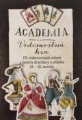Společenská hra: Academia - vedomostná hra (Eva Činčalová). PanMedvedik, 2016 Společenská hra: Academia - vedomostná hra (Eva Činčalová). PanMedvedik, 2016