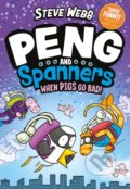 Kniha: Peng and Spanners: When Pigs Go Bad! (Steve Webb). Faber and Faber, 2024 Kniha: Peng and Spanners: When Pigs Go Bad! (Steve Webb). Faber and Faber, 2024