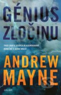 Kniha: Génius zločinu (Andrew Mayne). Kalibr, 2025 Kniha: Génius zločinu (Andrew Mayne). Kalibr, 2025