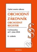 Kniha: Obchodný zákonník, Obchodný register. 8. vyd., 6/2024 (Heuréka). Heuréka, 2024 Kniha: Obchodný zákonník, Obchodný register. 8. vyd., 6/2024 (Heuréka). Heuréka, 2024