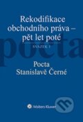 Kniha: Rekodifikace obchodního práva - pět let poté. Svazek I, II. Pocta Stanislavě Černé. Pocta Ireně Pelikánové (Kateřina Eichlerová). Wolters Kluwer ČR, 2019 Kniha: Rekodifikace obchodního práva - pět let poté. Svazek I, II. Pocta Stanislavě Černé. Pocta Ireně Pelikánové (Kateřina Eichlerová). Wolters Kluwer ČR, 2019