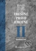 Kniha: Trestné právo hmotné II. (Jaroslav Ivor, Jozef Záhora a Peter Polák), 2017 Kniha: Trestné právo hmotné II. (Jaroslav Ivor, Jozef Záhora a Peter Polák), 2017