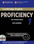 Kniha: Cambridge English Proficiency 1 for Updated Exam - Self-study Pack (Cambridge University Press). Cambridge University Press, 2012 Kniha: Cambridge English Proficiency 1 for Updated Exam - Self-study Pack (Cambridge University Press). Cambridge University Press, 2012