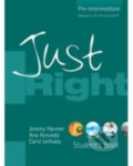 Kniha: Just Right Pre-Intermediate Students Book with Audio CD (Jeremy Harmer). Kniha: Just Right Pre-Intermediate Students Book with Audio CD (Jeremy Harmer).