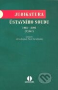Kniha: Judikatura Ústavního soudu 1993 - 2003 (Jiřina Gjová a Pavel Varvařovský). ASPI, 2004 Kniha: Judikatura Ústavního soudu 1993 - 2003 (Jiřina Gjová a Pavel Varvařovský). ASPI, 2004