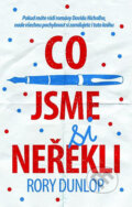 Kniha: Co jsme si neřekli (Rory Dunlop). Domino, 2017 Kniha: Co jsme si neřekli (Rory Dunlop). Domino, 2017