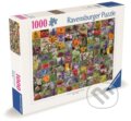 Puzzle: Včely na květinách (Ravensburger). Ravensburger, 2024 Puzzle: Včely na květinách (Ravensburger). Ravensburger, 2024