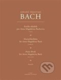 Kniha: Knížka skladeb pro Annu Magdalenu Bachovou (Johann Sebastian Bach). Bärenreiter Praha, 2009 Kniha: Knížka skladeb pro Annu Magdalenu Bachovou (Johann Sebastian Bach). Bärenreiter Praha, 2009