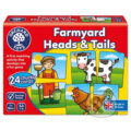 Společenská hra: Farma Hlavy a ocásky (Orchard Toys). Orchard Toys, 2024 Společenská hra: Farma Hlavy a ocásky (Orchard Toys). Orchard Toys, 2024