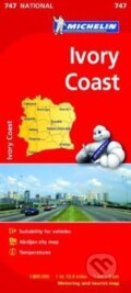 Ivory Coast - mapa 747 (Michellin). Michellin, 2012 Ivory Coast - mapa 747 (Michellin). Michellin, 2012