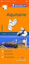 Aquitaine - mapa 524 (Michellin). Michellin, 2016 Aquitaine - mapa 524 (Michellin). Michellin, 2016